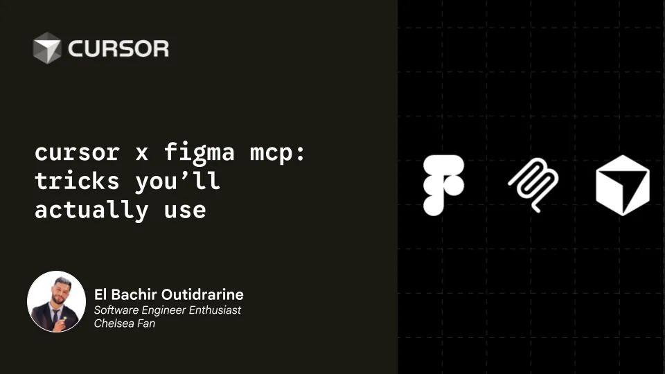 Cursor x Figma MCP: tricks you’ll actually use